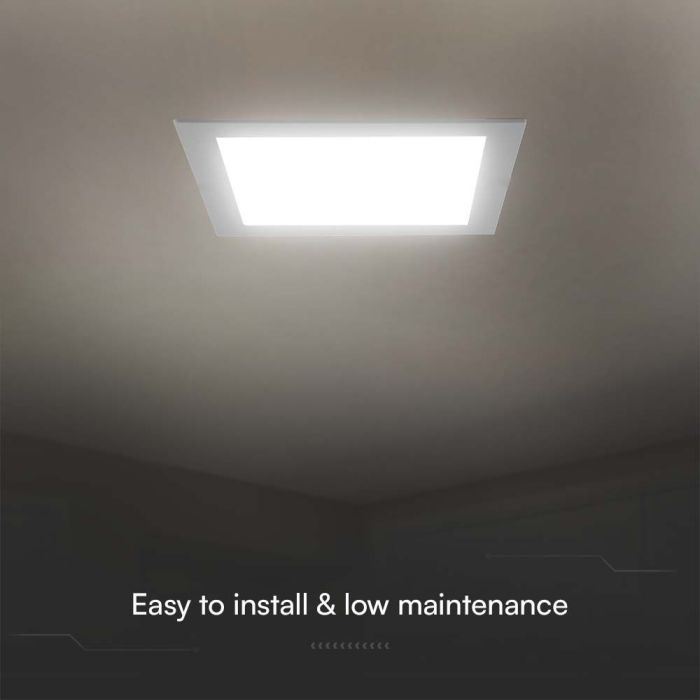 V-TAC LED Mini Panel - Superficie Retroiluminada - IP20 - Cuerpo Blanco - 3W - 330 Lumens - 6500K-extra-5.webp