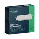 V-TAC LED Mini Panel - Retroiluminado Empotrado - IP20 - Cuerpo Blanco - 18W- 1980 Lúmenes - 6500K-extra-6.webp