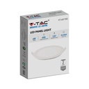 Mini panel LED redondo V-TAC - Serie Premium - IP20 - Blanco - 6W - 490 Lúmenes - 2700K-extra-3.webp