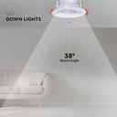 V-TAC LED Down Light - CCT - IP20 - Blanco - 7W - 510 Lumens - 3In1-extra-5.webp
