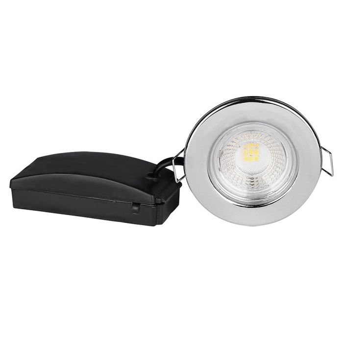 LED PRO Down Light Resistente al fuego - Samsung - IP65 Waterproof - Cromo - 5W- 500 Lumens - 6400K-extra-1.webp