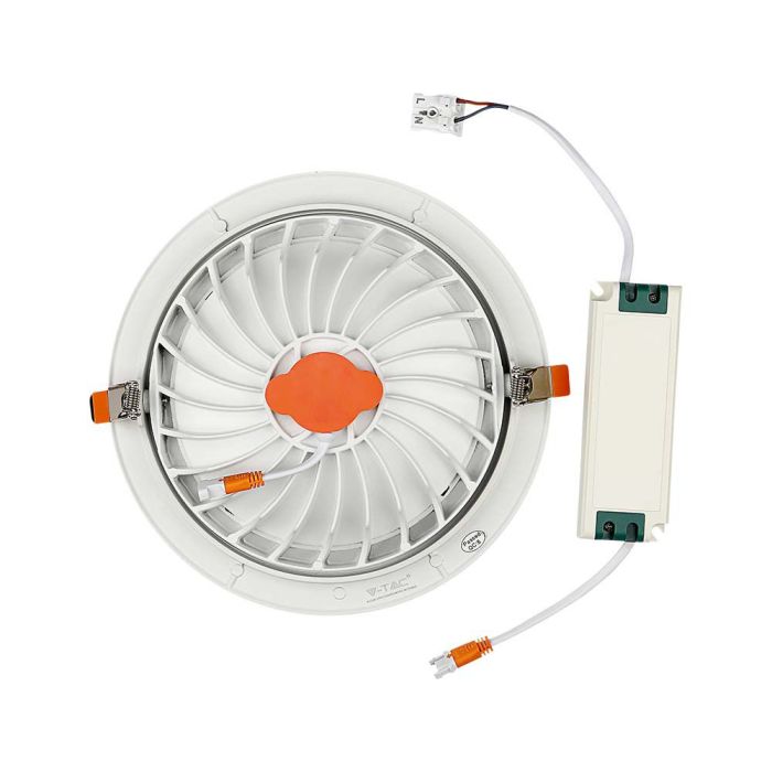 V-TAC LED Foco empotrable Ajustable - Samsung - IP20 - Blanco - 20W - 1975 Lumens - 6400K-extra-8.webp