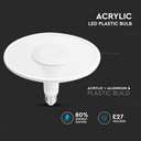 Bombilla LED V-TAC - Samsung - Bombilla acrílica PRO - IP20 - Blanca - 11W- 900 Lúmenes - 3000K - Pack de 4-extra-6.webp