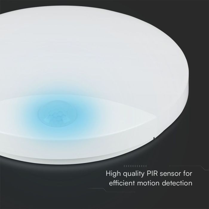 Aplique LED V-TAC - Sensor PIR - Samsung - IP44 - Blanco - 15W- 1300 Lumens - 3IN1-extra-6.webp