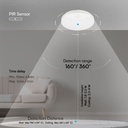 Aplique LED V-TAC - Sensor PIR - Samsung - IP44 - Blanco - 15W- 1300 Lumens - 3IN1-extra-8.webp