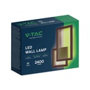 V-TAC Aplique LED Moderno - IP20 - Cuerpo Corten - 20W - 2400 Lumens - 3000K-extra-7.webp