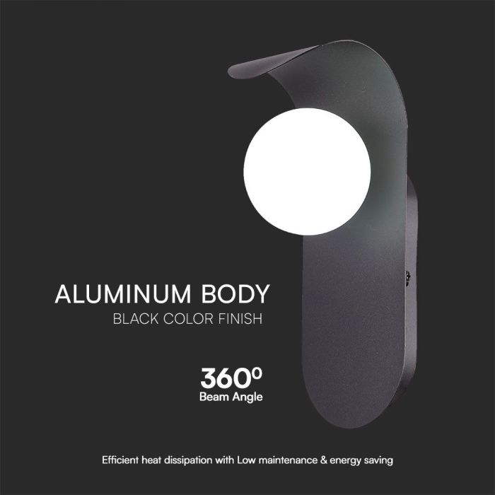 Aplique de diseño V-TAC - Aplique G9 - IP20 - Negro-extra-4.webp