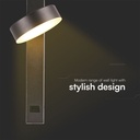 Aplique LED Giratorio V-TAC - IP20 - Negro - 8W- 900 Lumens - 3000K-extra-4.webp