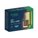 V-TAC Aplique LED Moderno - IP20 - Cuerpo Corten - 20W - 2400 Lumens - 3000K-extra-7.webp