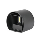 Aplique LED Redondo V-TAC - Bridgelux - IP65 Estanco - Negro - 5W - 700 Lumens - 4000K-extra-1.webp