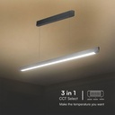 V-TAC LED Luz Lineal - Samsung - IP20 - Gris Mate - 36W- 2880 Lumens - 3IN1-extra-5.webp