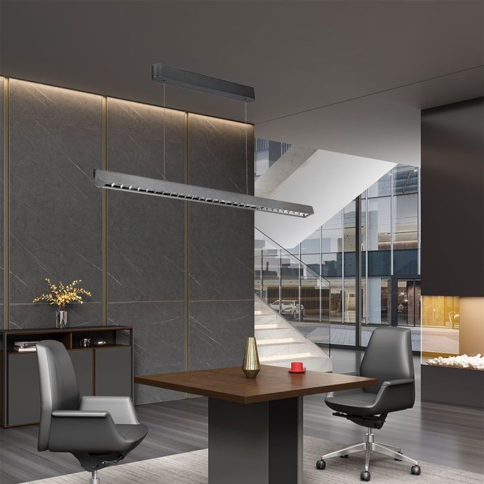 V-TAC LED Luz Lineal - Samsung - IP20 - Gris Mate - 36W- 2880 Lumens - 3IN1-extra-2.webp