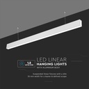 V-TAC Luminaria lineal LED colgante - Samsung - IP20 - Blanco - 40W - 3270 Lumens - 6400K-extra-1.webp