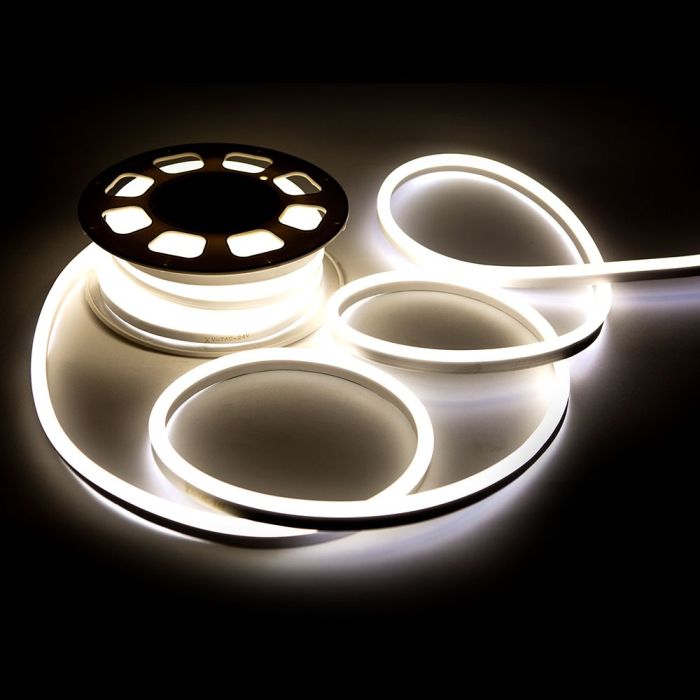 V-TAC Tira de Luz LED - Neon Flex - IP65 Impermeable - 8W- 320 Lumens - 4500K - Precio/1m (Rollo de 10m)-extra-2.webp