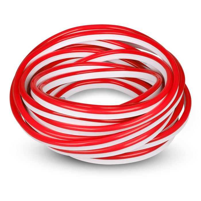 V-TAC Tira de Luz LED - Neon Flex - IP65 Impermeable - Código de Color: Rojo - 8W- 320 Lumens - Precio/1m (Rollo 10m)-extra-8.webp
