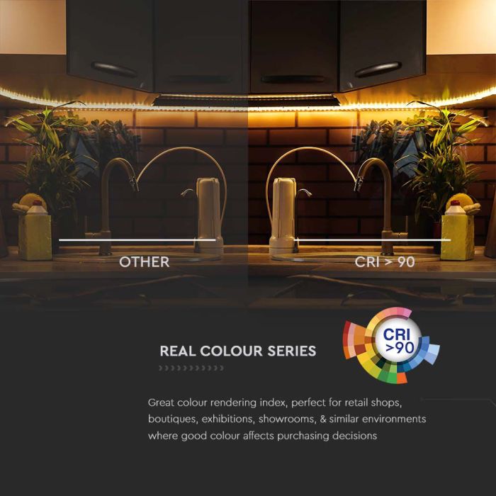 V-TAC Tira de Luz LED - 200lm/w - IP20 - 6400K - Precio/1m (5m Rollo)-extra-8.webp