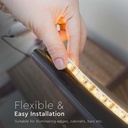 Tira de luz LED V-TAC - 100lm/w - Doble PCB - IP20 - 3000K - Precio/1m (Rollo de 10m)-extra-8.webp
