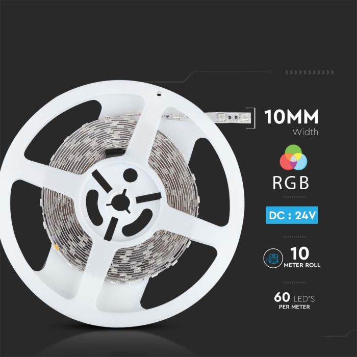 V-TAC Tira de Luz LED - IP20 - RGB - Precio/1m (Rollo 10m)-extra-9.webp