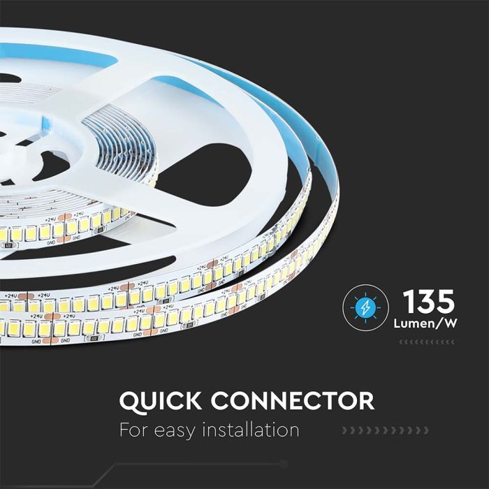 V-TAC Tira de Luz LED - 135lm/w - IP20 - 6500K - Precio/1m (5m Rollo)-extra-5.webp