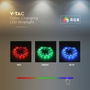 Tira de luz LED V-TAC - IP65 Impermeable - 3IN1+RGB - Precio/1m (5m Rollo)-extra-11.webp