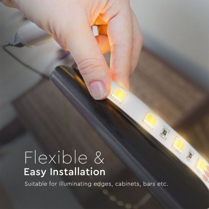 Tira de luz LED V-TAC - IP65 Impermeable - 3IN1 - Precio/1m (5m Rollo)-extra-5.webp