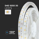 Tira de luz LED V-TAC - IP65 Impermeable - 4.8W- 4000K - Precio/1m (5m Rollo)-extra-5.webp