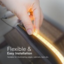 Tira de luz LED V-TAC - 220V - IP65 Impermeable - 3000K - Rollo de 10m-extra-6.webp