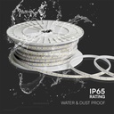 Tira de luz LED V-TAC - 220V - IP65 Impermeable - 4000K - Rollo de 50m-extra-7.webp