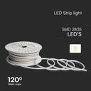 Tira de luz LED V-TAC - 220V - IP65 Impermeable - 6500K - Rollo de 50m-extra-4.webp