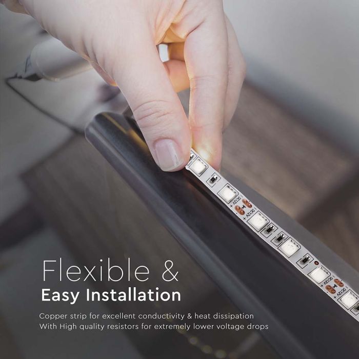 V-TAC Tira de Luz LED - IP20 - 3000K - Precio/1m (5m Rollo)-extra-5.webp
