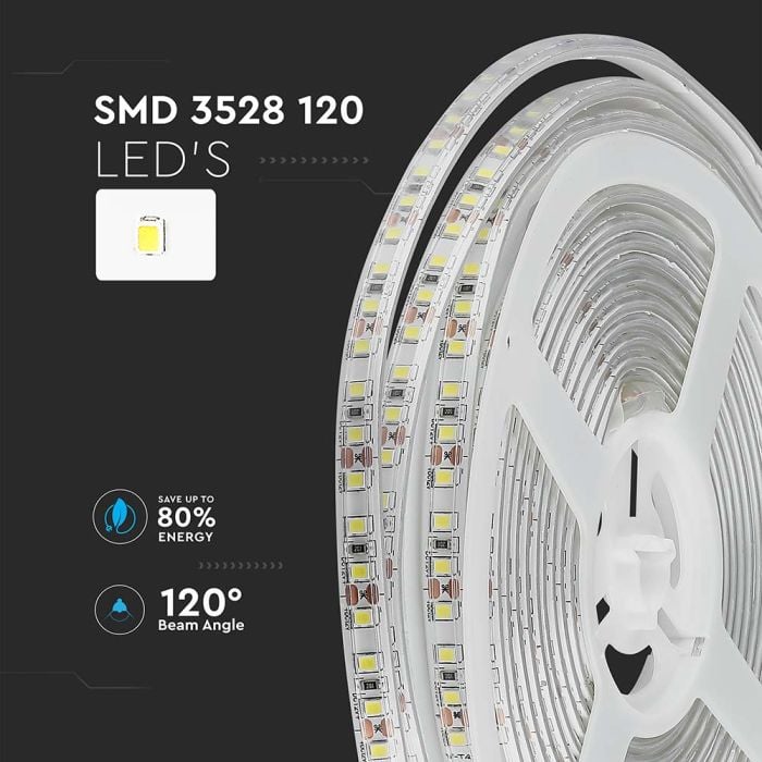Tira de luz LED V-TAC - IP65 Impermeable - 6500K - Precio/1m (5m Rollo)-extra-5.webp
