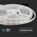Tira de luz LED V-TAC - IP65 Impermeable - 3000K - Precio/1m (5m Rollo)-extra-8.webp
