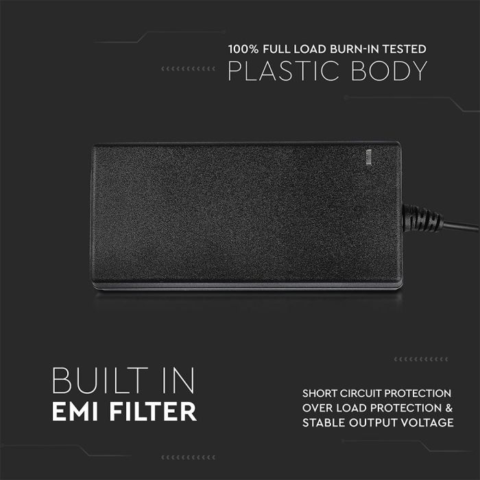 Tiras de luz LED V-TAC - Accesorios - Fuente de alimentación de plástico - IP44 - 42W-extra-3.webp