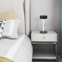 V-TAC Lámpara de Sobremesa Recargable - IP20 - Negro+Transparente - 3W - 210 Lumens - 3IN1-extra-1.webp