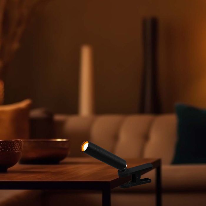 V-TAC Lámpara de Sobremesa Recargable - IP20 - Negra - 3W - 300 Lumens - 4000K-extra-3.webp