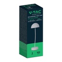 V-TAC Lámpara de Sobremesa Recargable - IP20 - Blanca - 3W - 100 Lumens - 3000K-extra-7.webp