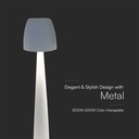 V-TAC Lámpara de Sobremesa Recargable - IP20 - Blanca - 3W - 110 Lumens - 3IN1-extra-4.webp