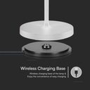 V-TAC Lámpara de Mesa de Carga Inalámbrica - IP54 - Blanca - 1.5W- 150 Lumens - 3000K-extra-8.webp