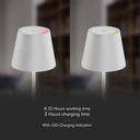 V-TAC Lámpara de Mesa de Carga Inalámbrica - IP54 - Blanca - 1.5W- 150 Lumens - 3000K-extra-9.webp