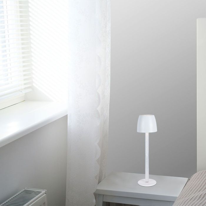 V-TAC Lámpara de Sobremesa Recargable - IP20 - Blanca - 3W - 310 Lumens - 3000K-extra-2.webp