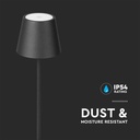 V-TAC Lámpara de Pie Ajustable - IP54 - Cuerpo Blanco - 4W - 300 Lumens - 3000K-extra-10.webp