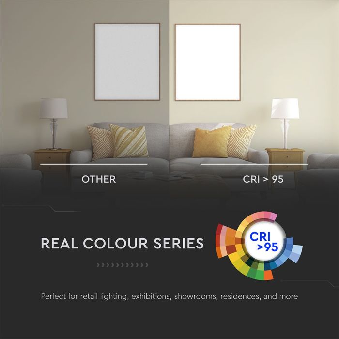 V-TAC LED Foco de carril - IP20 - Negro - 30W - 2700 Lumens - 6400K-extra-4.webp