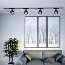 V-TAC LED COB Foco de carril - IP20 - Negro - 30W - 3000 Lumens - 3IN1-extra-1.webp