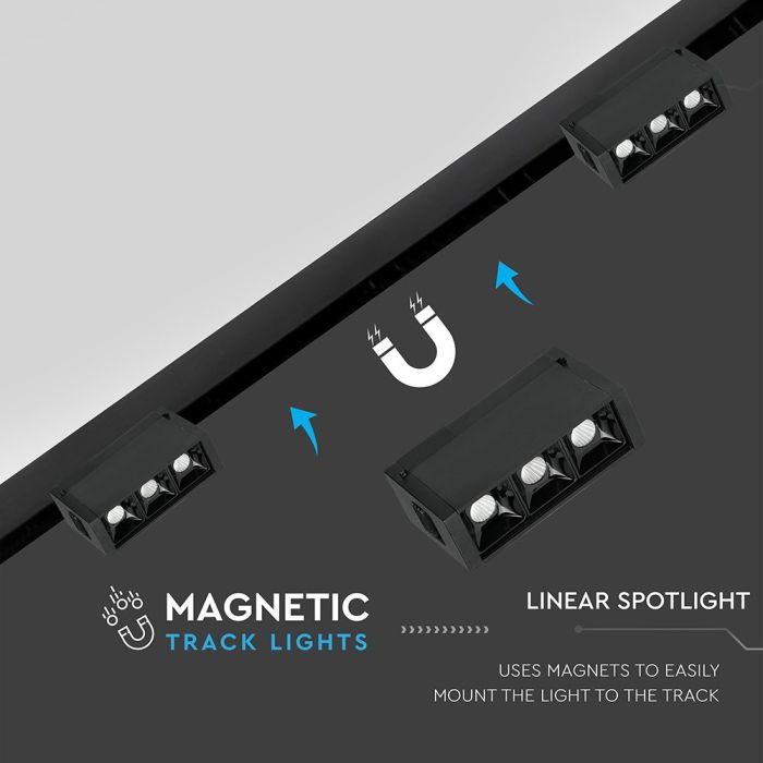 Carril Magnético LED - Proyector Lineal - IP20 - 3W - 240 Lumens - 3000K-extra-3.webp