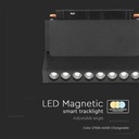 V-TAC Foco Carril LED SMART Magnético- Colgante - IP20 - Negro - 10W - 900 Lumens - 3IN1-extra-3.webp