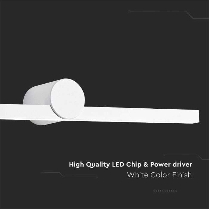 V-TAC LED Luz Espejo Pared - IP65 Impermeable - Blanco - 10W - 1530 Lumens - 4000K-extra-4.webp