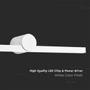 V-TAC LED Luz Espejo Pared - IP65 Impermeable - Blanco - 10W - 1530 Lumens - 4000K-extra-4.webp