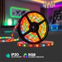 V-TAC Tira de Luz LED - IP20 - RGB - Precio/1m (5m Rollo)