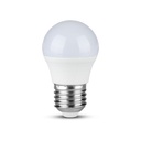 Bombilla LED V-TAC - Samsung - Golf - Soporte E27 - IP20 - Blanca - 4.5W - 470 Lumens - 4000K