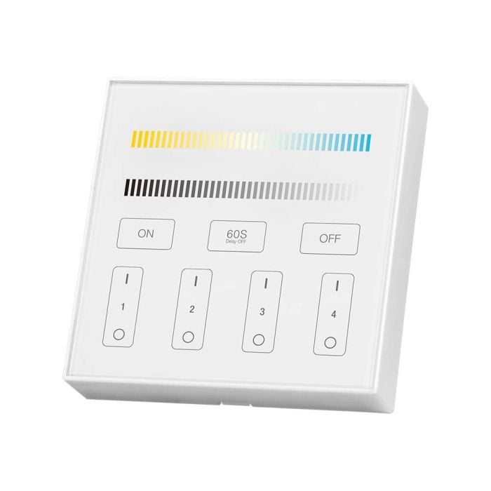 V-TAC LED Tiras de Luz - Accesorios - Controlador WiFi de 4 zonas - Blanco